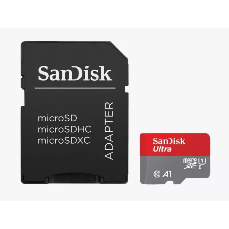 Flashgeheugen SanDisk 64GB MicroSDXC UHS-I klasse 10 SDSQUAB-064G-GN6MA