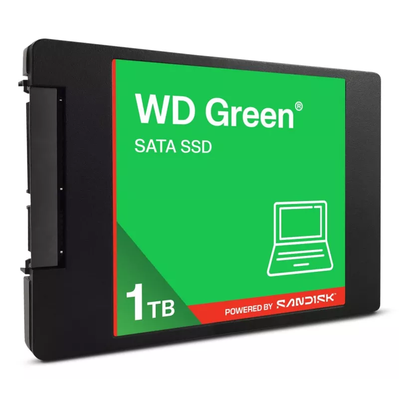 WESTERN DIGITAL SSD - WD Green - 1 TB - SATA 6 Gb/s - 2,5 inch/7 mm behuizing