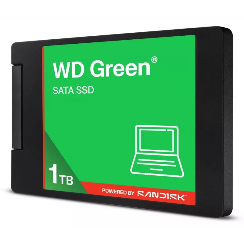 WESTERN DIGITAL SSD - WD Green - 1 TB - SATA 6 Gb/s - 2,5 inch/7 mm behuizing