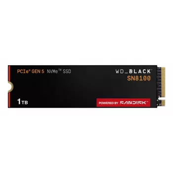 SSD Western Digital 1 TB M.2 PCI Express 5.0 zwart SN8100