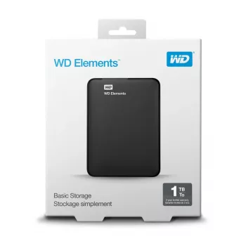 Externe harde schijf Western Digital 1TB 2,5 inch USB 3.2 Gen 1 WDBUZG0010BBK-WESN