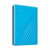 WESTERN DIGITAL harde schijf - My Passport - 4 TB - USB-A/C 3.2 Gen 1 - blauw