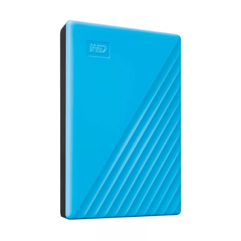 WESTERN DIGITAL harde schijf - My Passport - 4 TB - USB-A/C 3.2 Gen 1 - blauw