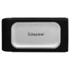 Kingston Technology 2000G draagbare SSD XS2000, 2 TB, USB Type-C, 3.2 Gen 2 (3.1 Gen 2), 2000 MB/s, zwart, zilver