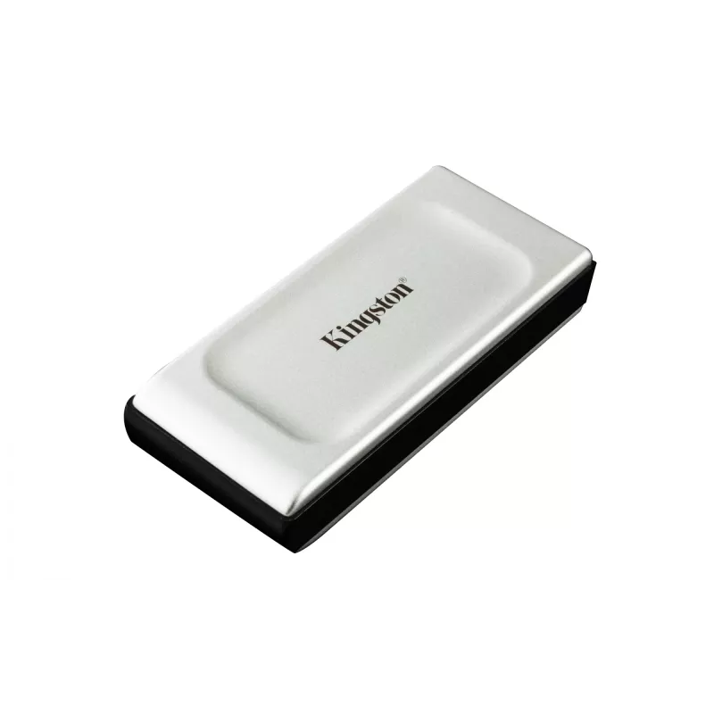 Kingston Technology 500G draagbare SSD XS2000, 500 GB, USB Type-C, 3.2 Gen 2 (3.1 Gen 2), 2000 MB/s, zwart, zilver