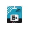 Kingston Technology 128 GB microSDXC Canvas Go Plus Gen4 200 MB/s A2 U3 V30-kaart + adapter