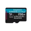 Kingston Technology 256GB microSDXC Canvas Go Plus Gen4 200MB/s A2 U3 V30-kaart + adapter
