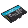 Kingston Technology 512GB microSDXC Canvas Go Plus Gen4 200MB/s A2 U3 V30-kaart + adapter