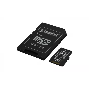 Kingston Technology 512 GB microSDXC Canvas Select Plus Gen3 150 MB/s A1-kaart + adapter