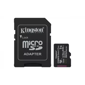 Kingston Technology 1TB microSDXC Canvas Select Plus Gen3 150MB/s A1-kaart + adapter