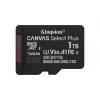 Kingston Technology 1TB microSDXC Canvas Select Plus Gen3 150MB/s A1-kaart + adapter