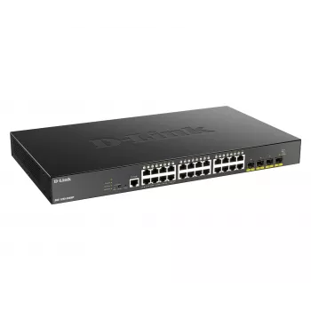 D-Link 24-poorts Gigabit PoE Smart Managed Switch met 4x 10G SFP+, 370 Watt
