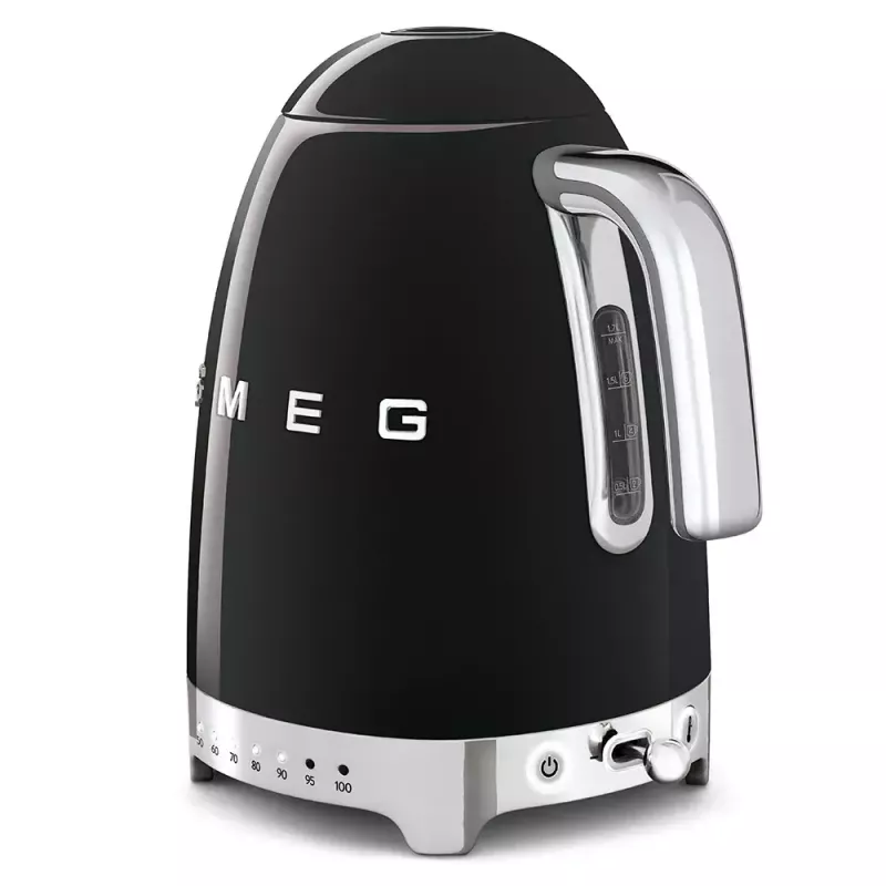 Waterkoker Smeg KLF04BLEU 1,7 l 2400 W zwart