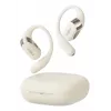 Open-ear draadloze headset Shokz OpenFit 2 — Bluetooth 5.4, IP55, botgeleiding, 11 uur weergave (48 uur met case), USB‑C, beige