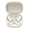 Open-ear draadloze headset Shokz OpenFit 2 — Bluetooth 5.4, IP55, botgeleiding, 11 uur weergave (48 uur met case), USB‑C, beige