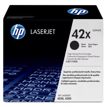 HP 42X High Yield Zwart Originele LaserJet-tonercartridge 1 stk.