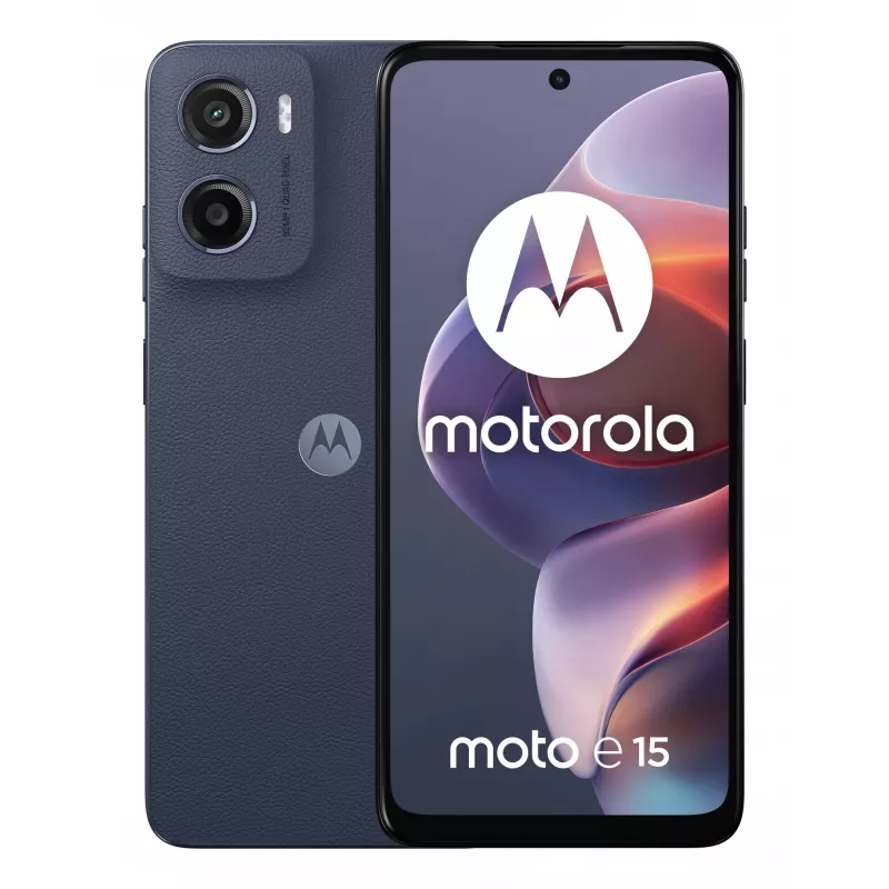 Motorola moto e15 16,9 cm (6,67 inch) Dual SIM Android 14 Go Edition 4G USB Type-C 2 GB 64 GB 5200 mAh Blauw