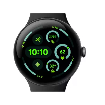 Smartwatch Google Pixel Watch 3 AMOLED 45 mm zwart