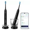 Philips Sonicare DiamondClean 9000 HX9914/54 set elektrische sonische tandenborstels, 2 handvatten, 2 opzetborstels, 4 modi, zwart