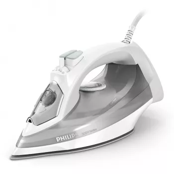 Philips 5000 Serie DST5010/10 strijkijzer stoomstrijkijzer SteamGlide Plus zoolplaat 2400 W grijs, wit