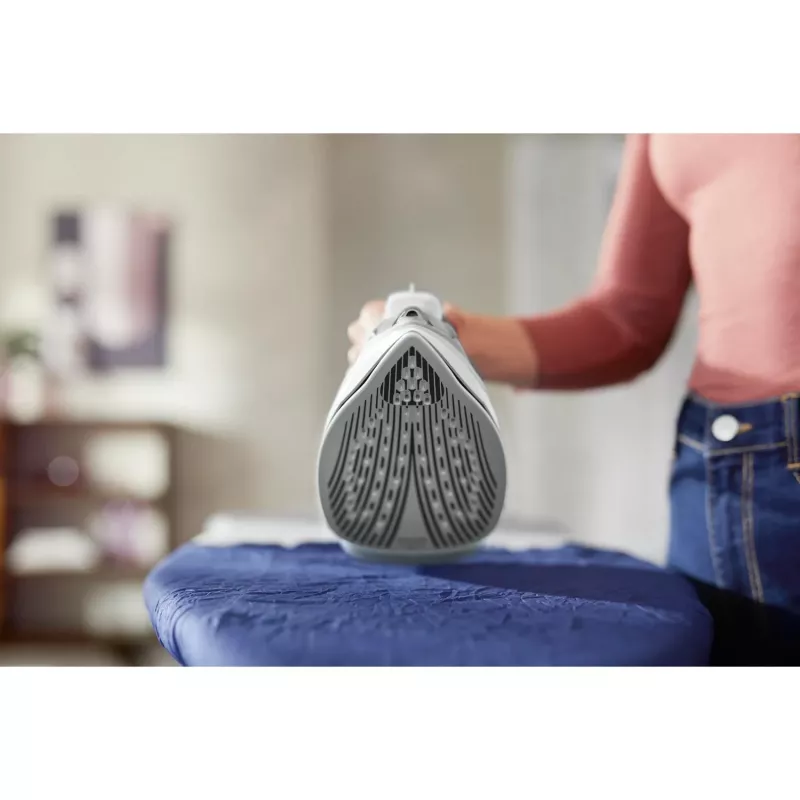 Philips 5000 Serie DST5010/10 strijkijzer stoomstrijkijzer SteamGlide Plus zoolplaat 2400 W grijs, wit