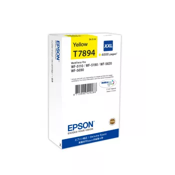 Epson inktpatroon C13T789440 T7894XXL XXL geel