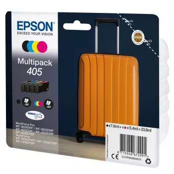Epson 405 DURABrite Ultra Ink inktpatroon 1 st. origineel standaardcapaciteit zwart, cyaan, magenta, geel