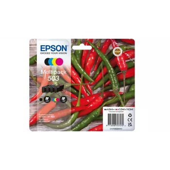 Epson 503 inktpatroon 4 st. origineel standaardcapaciteit zwart, cyaan, magenta, geel