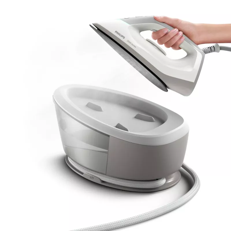 Philips 2000 series PSG2000/80 stoomstrijkstation 2400 W 1,4 L keramische strijkzool grijs, wit