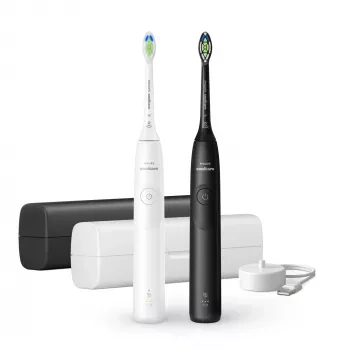 Philips Sonicare Series 5300 HX7109/01 oplaadbare sonische tandenborstel, 2 handgrepen, 2 borstelkoppen, 62.000 bewegingen/min., 2 snelheden, reisetui