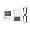 Samsung Portable SSD T7 2 TB USB Type-C 3.2 Gen 2 (3.1 Gen 2) grijs