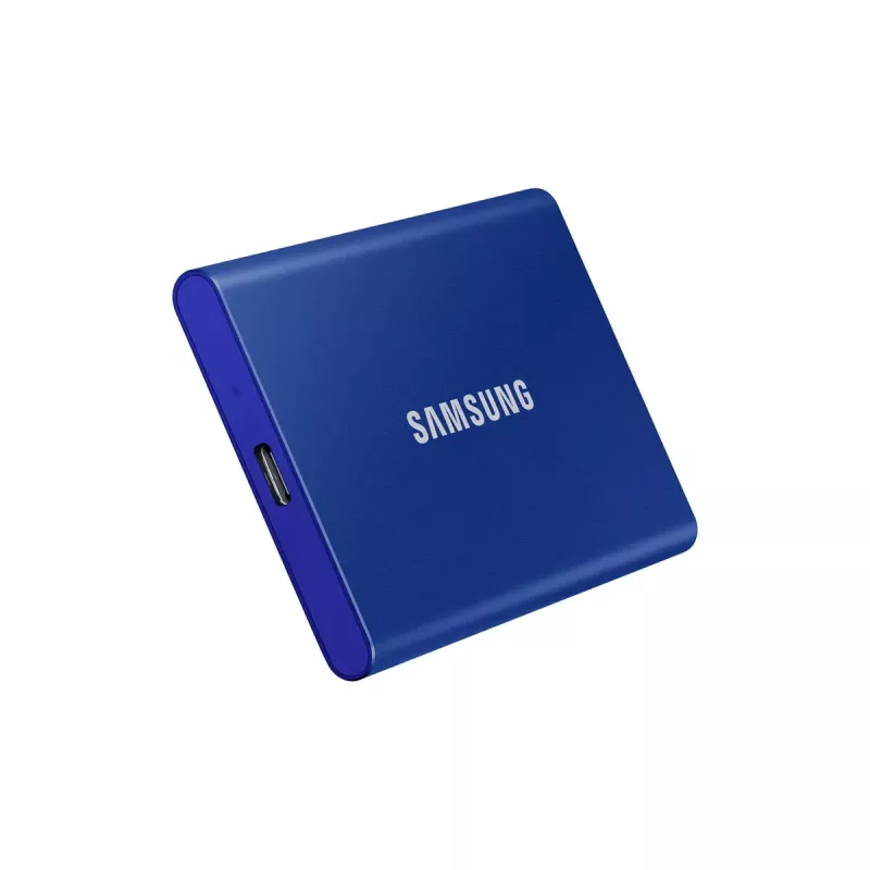 Externe SSD Samsung T7 Portable 2TB USB Type-C 3.2 Gen 2 blauw (NVMe, 1050/1000 MB/s)