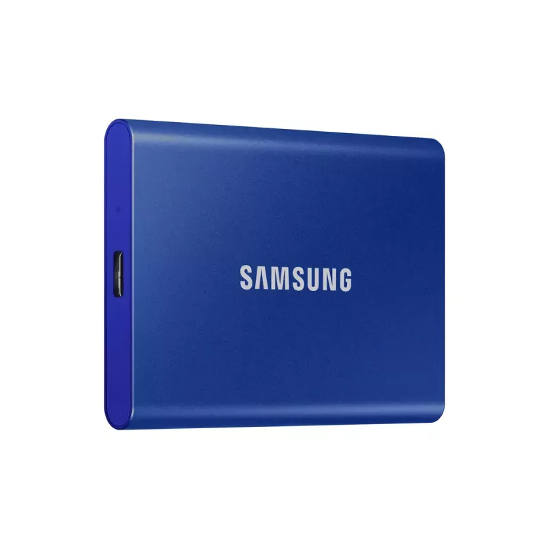 Externe SSD Samsung T7 Portable 1 TB, USB-C 3.2 Gen 2, NVMe, AES-256 hardwareversleuteling, blauw