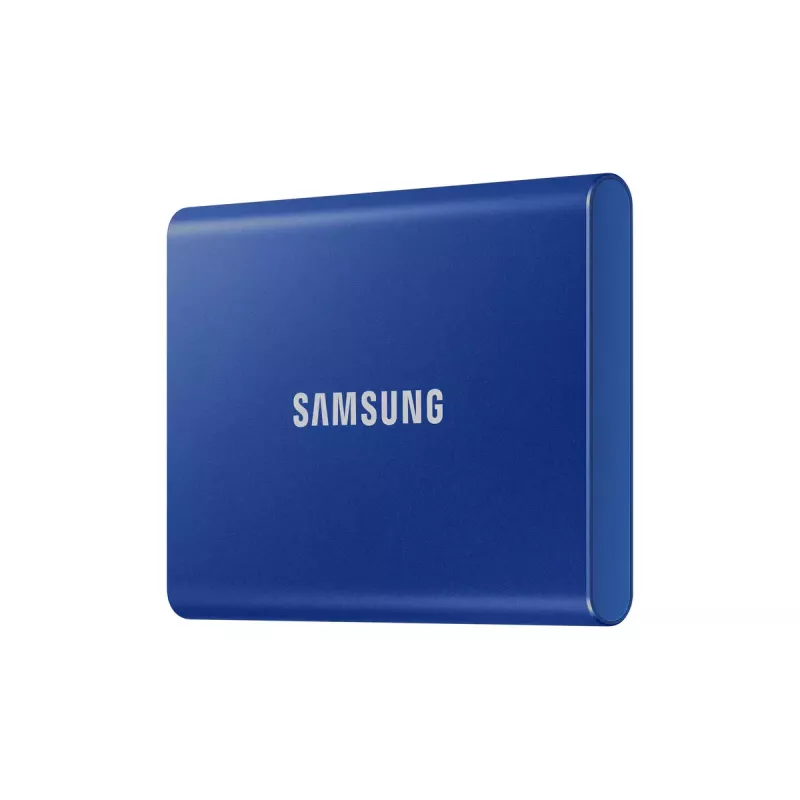 Externe SSD Samsung T7 Portable 1 TB, USB-C 3.2 Gen 2, NVMe, AES-256 hardwareversleuteling, blauw