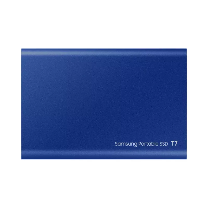 Externe SSD Samsung T7 Portable 1 TB, USB-C 3.2 Gen 2, NVMe, AES-256 hardwareversleuteling, blauw