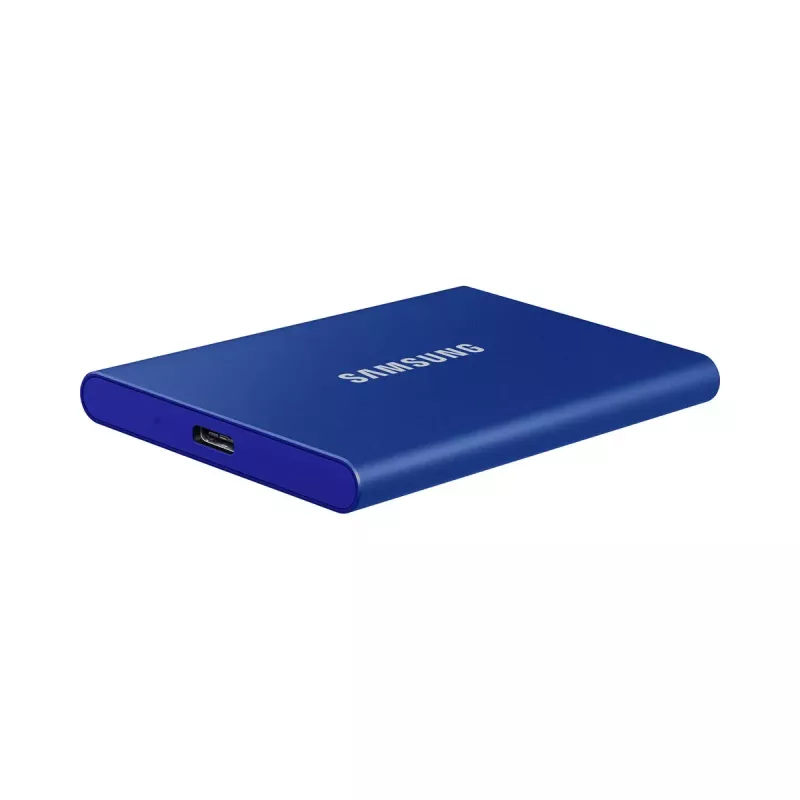 Externe SSD Samsung T7 Portable 1 TB, USB-C 3.2 Gen 2, NVMe, AES-256 hardwareversleuteling, blauw