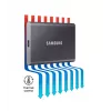 Externe SSD Samsung T7 Portable 1 TB, USB-C 3.2 Gen 2, NVMe, AES-256 hardwareversleuteling, blauw