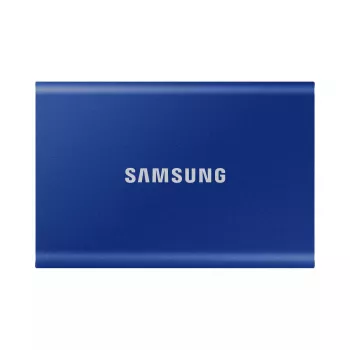 Externe SSD Samsung T7 Portable 1 TB, USB-C 3.2 Gen 2, NVMe, AES-256 hardwareversleuteling, blauw
