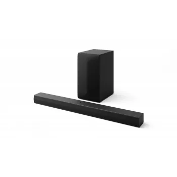Soundbar LG S60T 3.1ch, 340W RMS, draadloze subwoofer, Bluetooth 5.3, HDMI ARC, optische ingang, USB, zwart