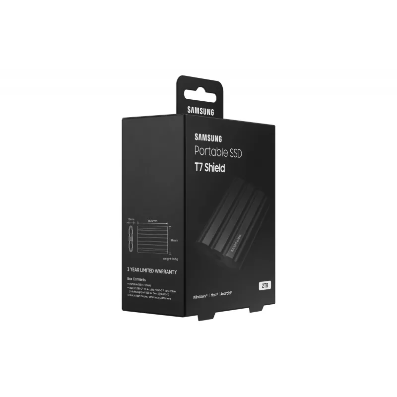 Samsung MU-PE2T0S 2 TB USB Type-C 3.2 Gen 2 (3.1 Gen 2) zwart