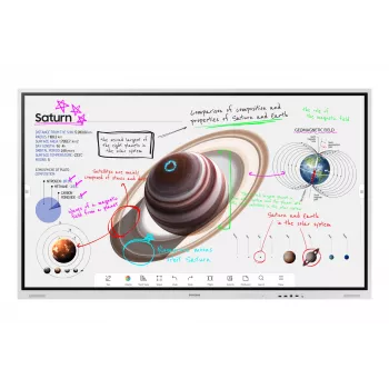 Samsung WM85B interactief whiteboard 2,16 m (85 inch) 3840 x 2160 touchscreen grijs, wit