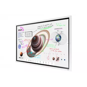 Samsung WM55B interactief whiteboard 139,7 cm (55 inch) 3840 x 2160 pixels touchscreen grijs, wit