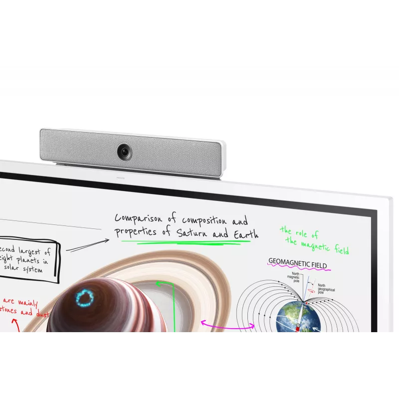 Samsung WM65B interactief whiteboard 165,1 cm (65 inch) 3840 x 2160 pixels touchscreen grijs, wit