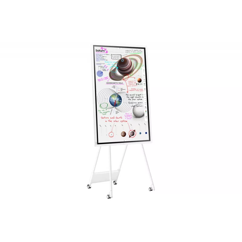 Samsung WM65B interactief whiteboard 165,1 cm (65 inch) 3840 x 2160 pixels touchscreen grijs, wit