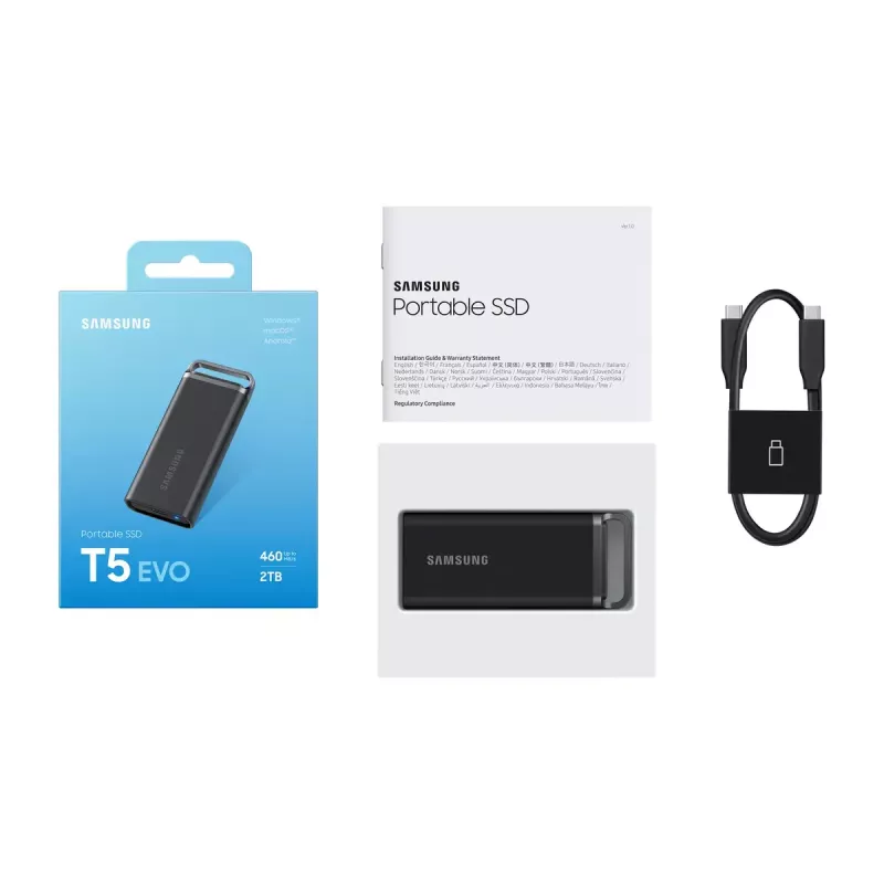 SSD Samsung 2TB draagbaar USB 3.2 Gen 1 MU-PH2T0S