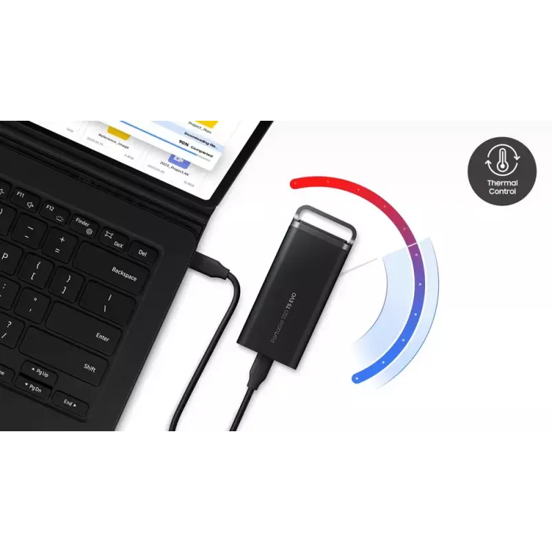 Samsung MU-PH4T0S 4 TB 3.2 Gen 1 (3.1 Gen 1) zwart