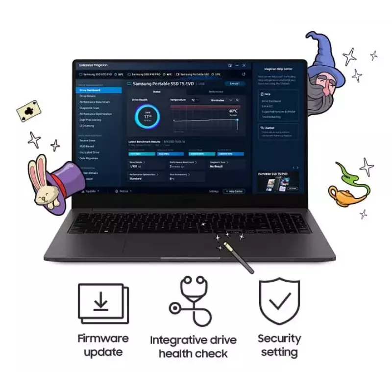 Samsung MU-PH4T0S 4 TB 3.2 Gen 1 (3.1 Gen 1) zwart