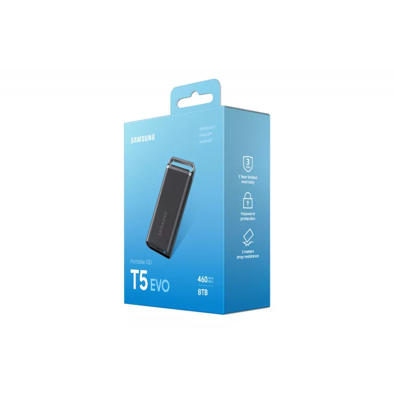 Samsung MU-PH8T0S 8 TB 3.2 Gen 1 (3.1 Gen 1) zwart