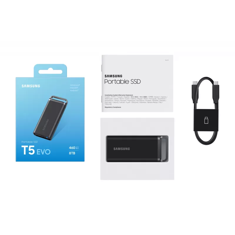 Samsung MU-PH8T0S 8 TB 3.2 Gen 1 (3.1 Gen 1) zwart