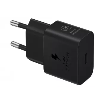 Oplader Samsung EP-T2510 25W USB-C indoor snelladen, zwart, 1 m kabel